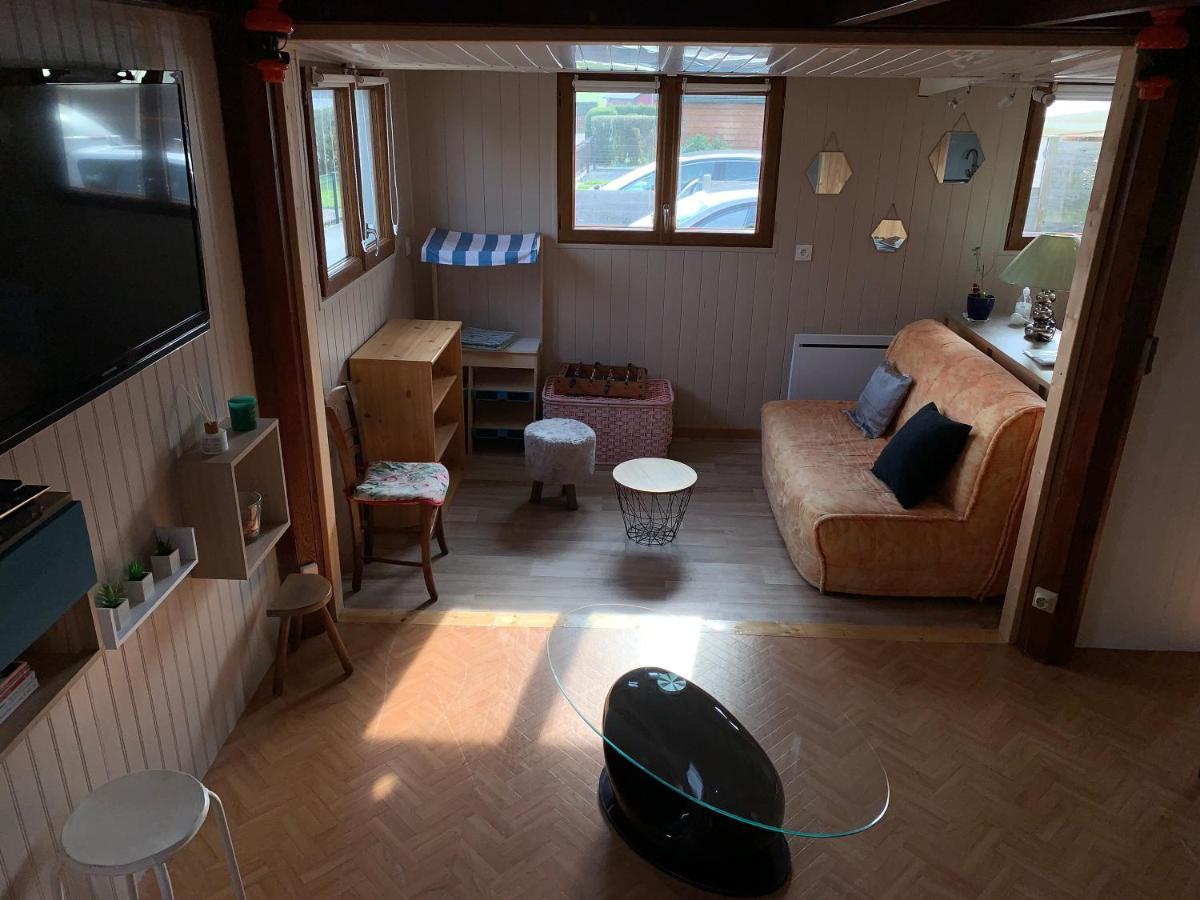 Chaleureux Chalet En Bord De Mer Мервил-Франсвил-Плаж Екстериор снимка