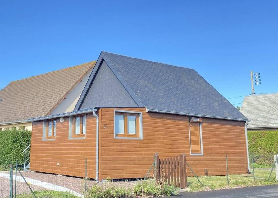 Chaleureux Chalet En Bord De Mer Мервил-Франсвил-Плаж Екстериор снимка