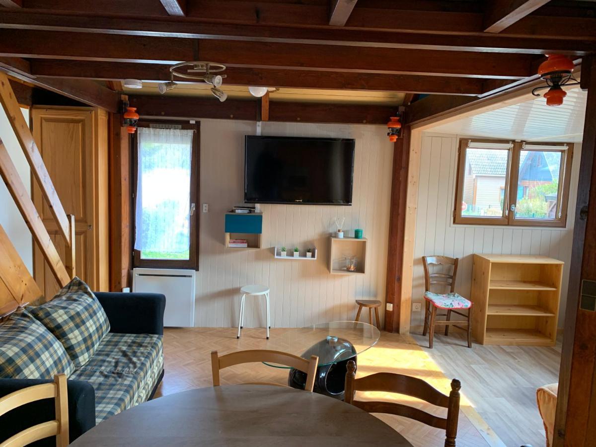 Chaleureux Chalet En Bord De Mer Мервил-Франсвил-Плаж Екстериор снимка